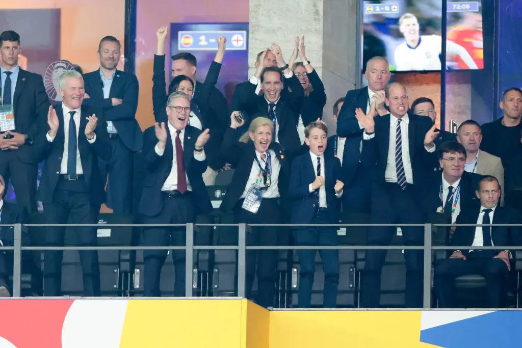 Żywe reakcje księcia Williama i George'a na finale Euro 2024 