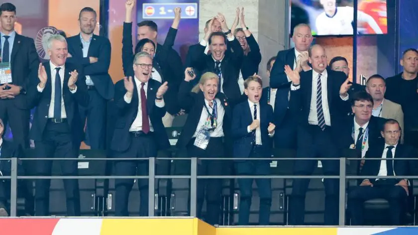 Żywe reakcje księcia Williama i George'a na finale Euro 2024 