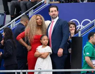 Serena Williams na Igrzyskach Olimpijskich w Paryżu z mężem i córką