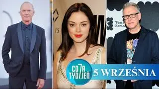 Rose McGowan, Michael Keaton, Mariusz Szczygieł