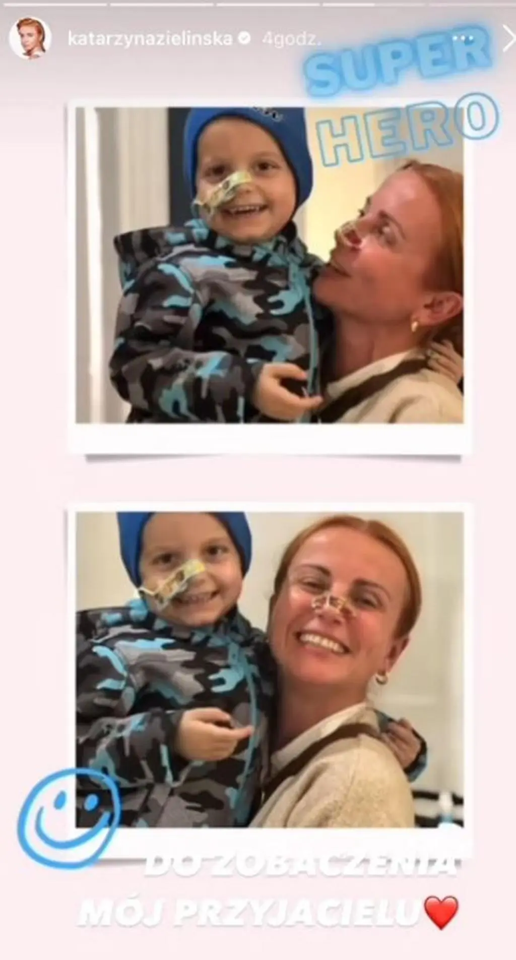 Katarzyna Zielińska pożegnała przyjaciela