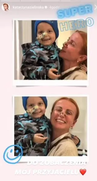 Katarzyna Zielińska pożegnała przyjaciela