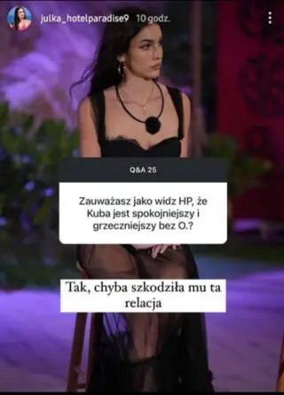 Julka z "HP" ostro o Oli