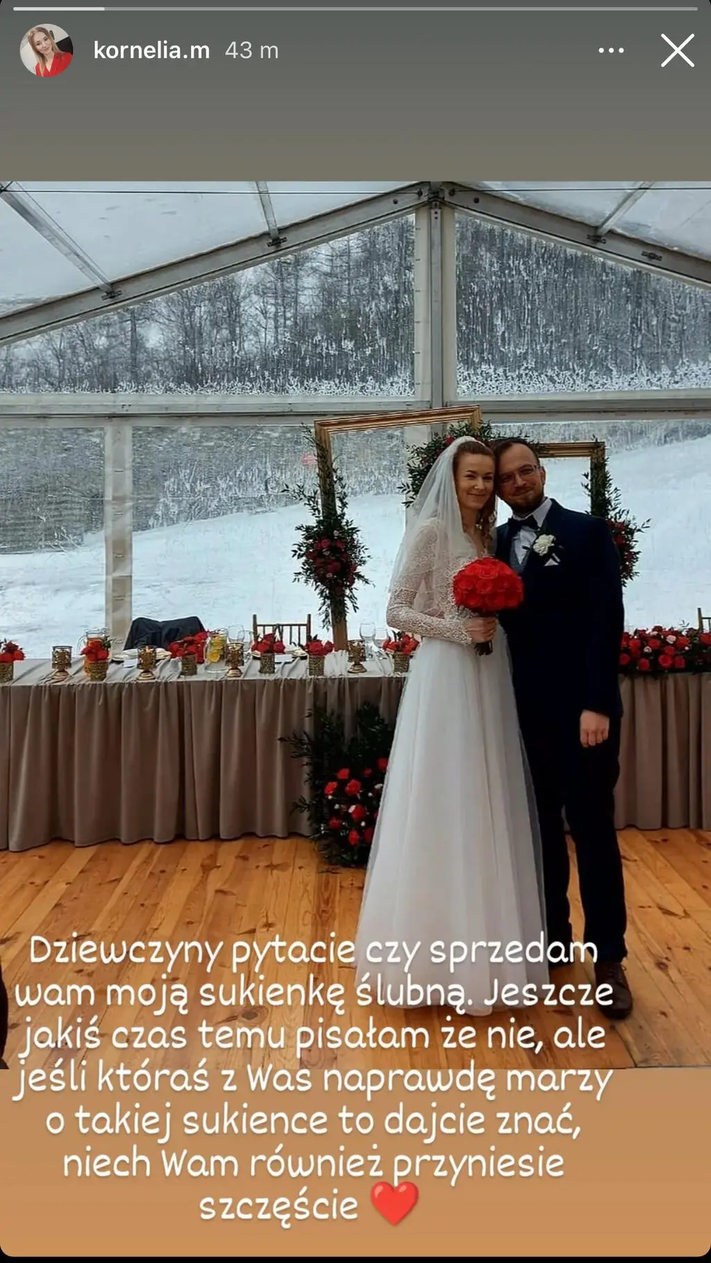 Kornelia ze "Ślubu od pierwszego wejrzenia" odda sukienkę
