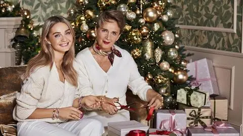 Małgorzata Socha z mamą