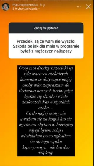 Piotr ze "ŚOPW" o związku z Agatą