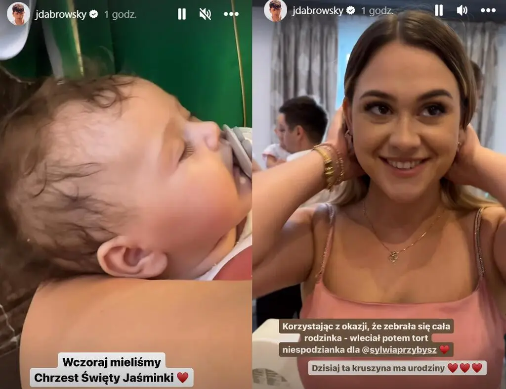 Jan Dąbrowski i Sylwia Przybysz