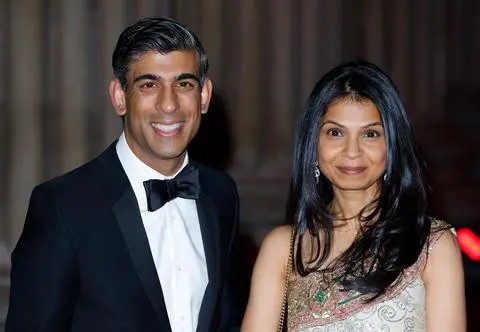 Rishi Sunak został premierem Wielkiej Brytanii. Jego żona jest bogatsza od samego Karola III
