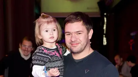 Tomasz Karolak z córką