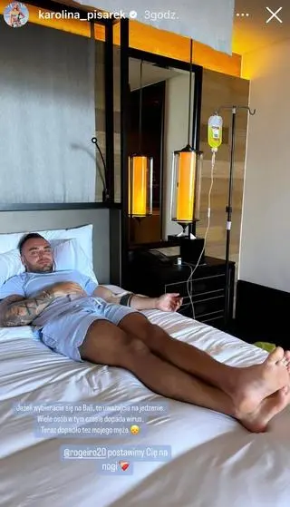 Roger Salla zachorował na wakacjach