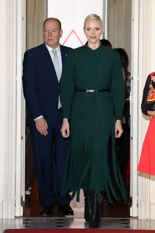 Księżna Charlene z mężem księciem Albertem