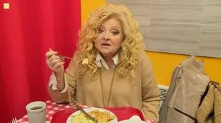 Magda Gessler w restauracji "Bar mleczny" w Warszawie