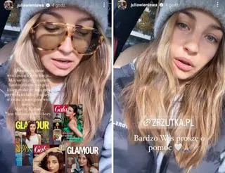 Julia Wieniawa apeluje o pomoc dla znajomego