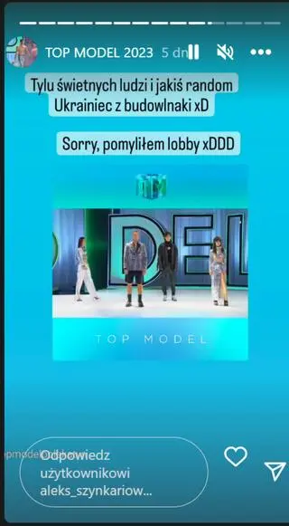 Aleksander Szynkariow "Top Model"