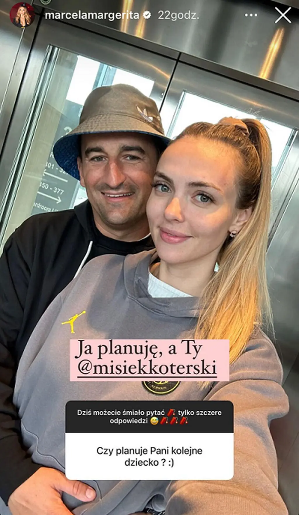 Marcela Leszczak i Michał Koterski