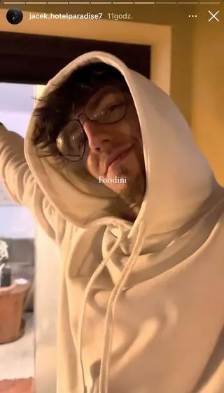 Patryk na wyjeździe z uczestnikami "HP"