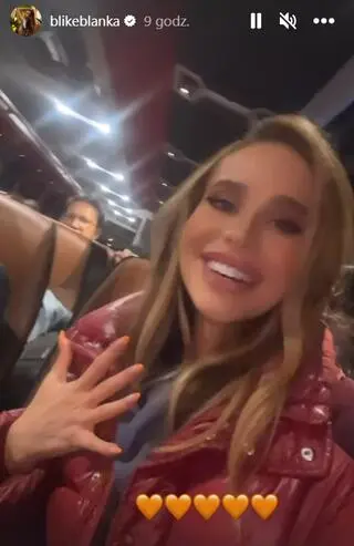 Blanka Stajkow przemawia po finale Eurowizji