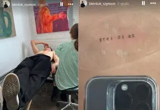 Szymon Bieniuk pokazał tatuaż