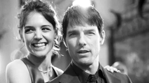 Tom Cruise i Katie Holmes. 2005 rok
