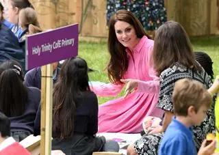 Księżna Kate spotkała się z dziećmi