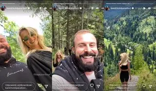 Kamil Piórkowski z "Hotel Paradise All Stars" w górach z Kingą Mendralą z "True Love"