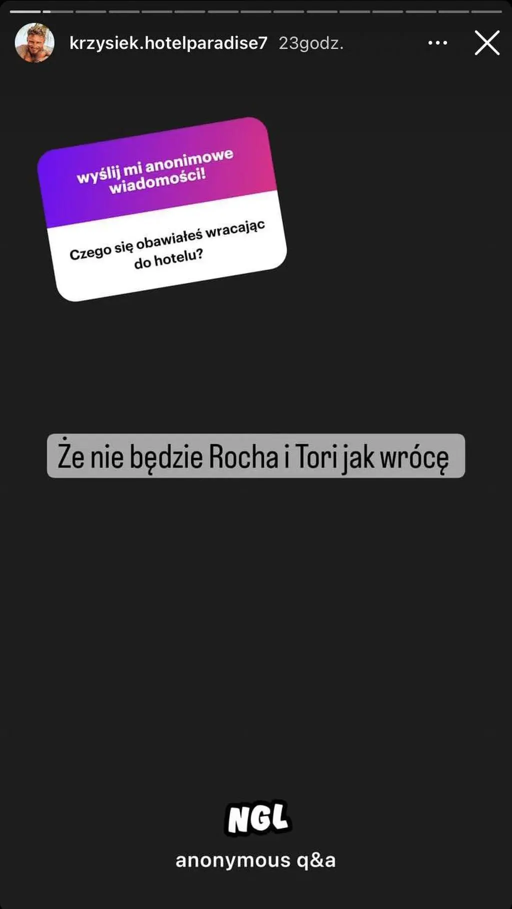 "Hotel Paradise". Krzysztof o tym, czego obawiał się, wracając do programu