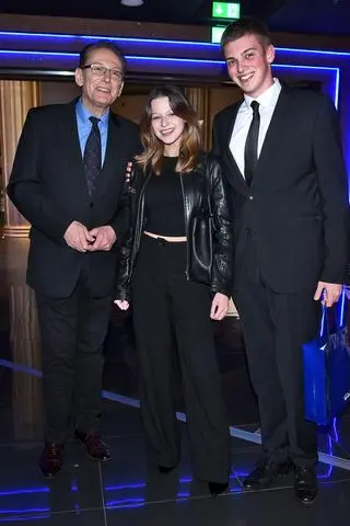 Jacek Borkowski z dziećmi