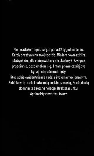 Krzysztof Hotel Paradise oświadczenie