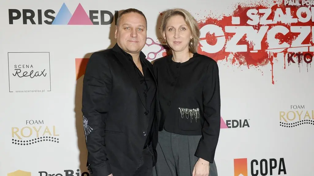 Paweł Golec z żoną Katarzyną