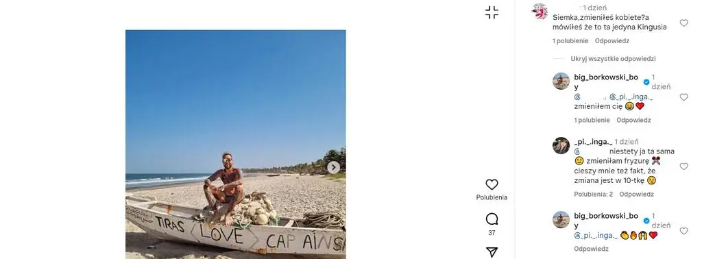 Mateusz "BigBoy" Borkowski zmienił dziewczynę?