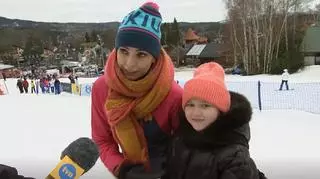 Dorota Gardias z córką Hanią w Szklarskiej Porębie. "Jeździmy bardzo często w góry, kochamy narty!"