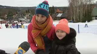 Dorota Gardias z córką Hanią w Szklarskiej Porębie. "Jeździmy bardzo często w góry, kochamy narty!"