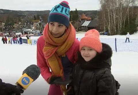 Dorota Gardias z córką Hanią w Szklarskiej Porębie. "Jeździmy bardzo często w góry, kochamy narty!"