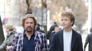 Andrzej Nejman odwiedził z synem