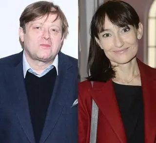Katarzyna Groniec i Olaf Lubaszenko