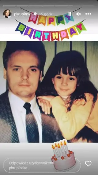 Paulina Krupińska-Karpiel pokazała zdjęcie z tatą sprzed lat