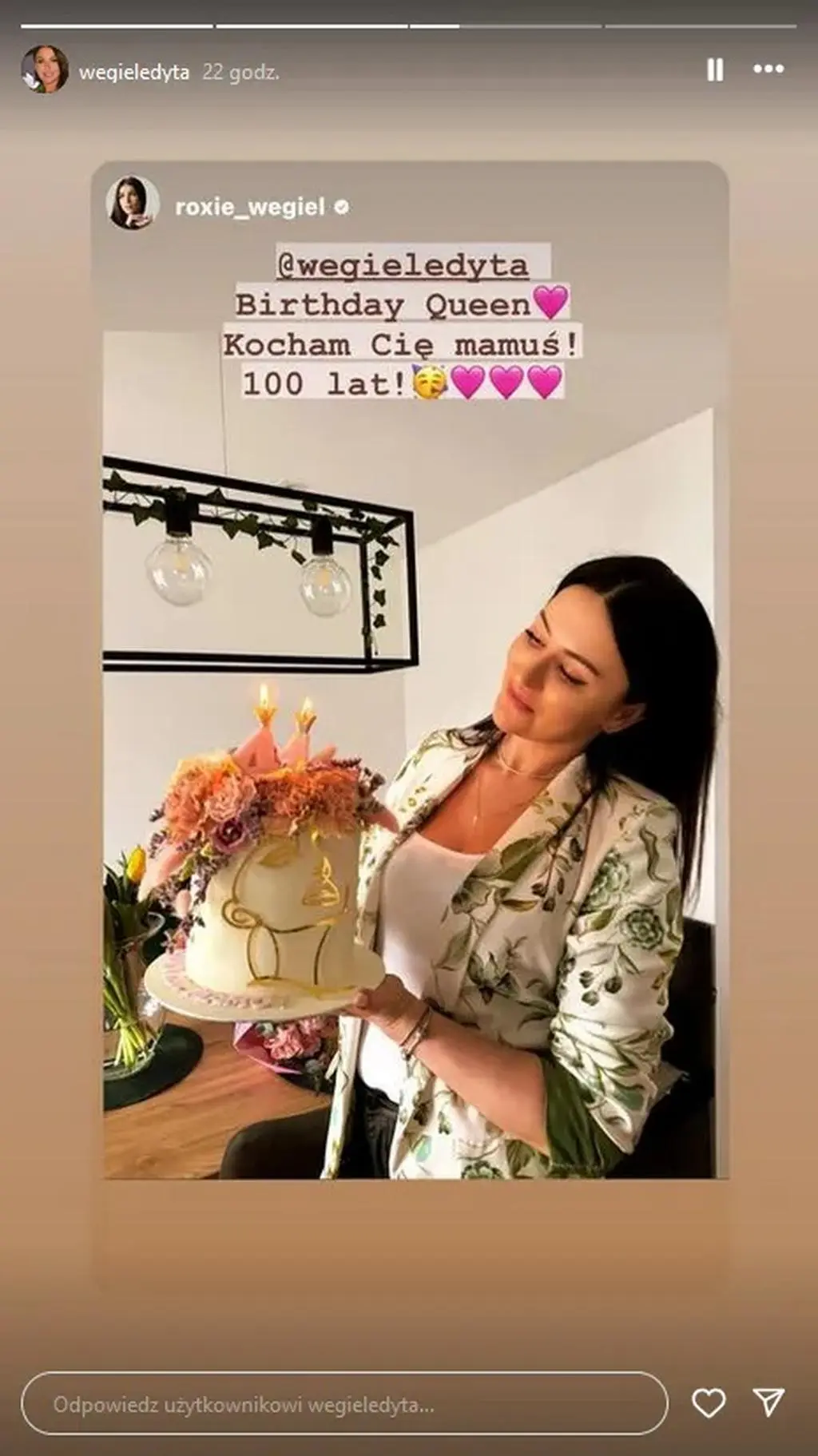 Roksana Węgiel pokazała mamę
