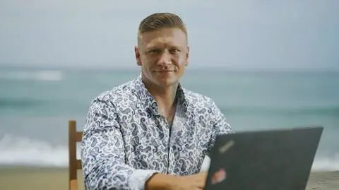 Marek Kuliński z "Hotelu Paradise 6". 