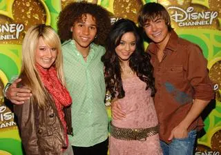 Corbin Bleu, Vanessa Hudgens, Zac Efron i Ashley Tisdale - obsada "High School Musical"