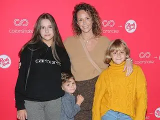 Monika Mrozowska z dziećmi