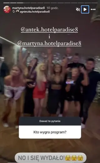 Agnieszka Siedlak z "Hotelu Paradise 8" o tym, kto wygra
