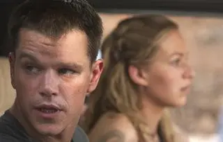 Kadr z filmu "Krucjata Bourne'a"