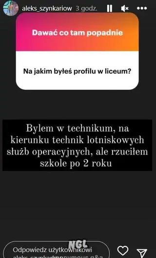 Aleksander Szynkariow odpowiedział na pytania fanów