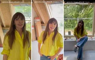 Agnieszka Dygant zaprezentowała postępy remontu. Jasna sypialnia robi wrażenie