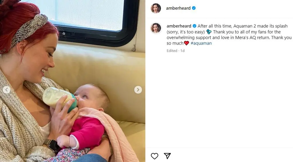 Amber Heard dodała osobiste zdjęcia 