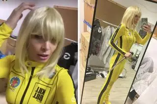 Agnieszka Dyagnt w blondzie