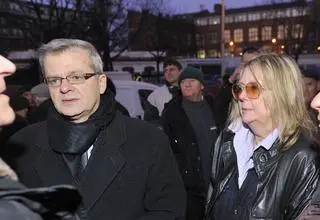 Krzysztof Gospodarek na pogrzebie Violetty Villas