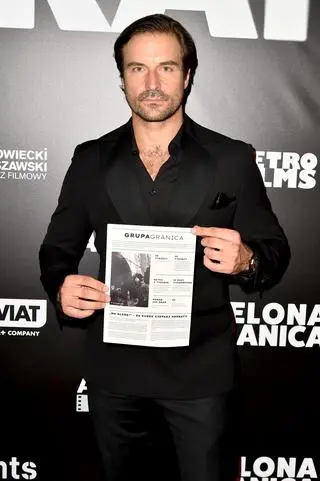 Gwiazdy na premierze filmu "Zielona granica": Piotr Stramowski