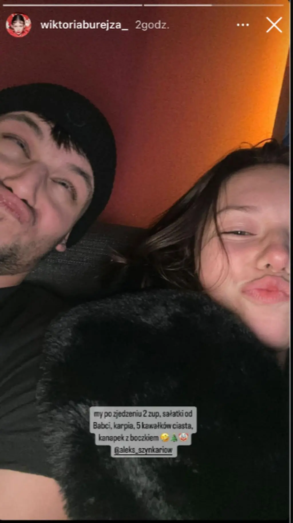 Aleks i Wiktoria z "Top Model" spędzili razem święta