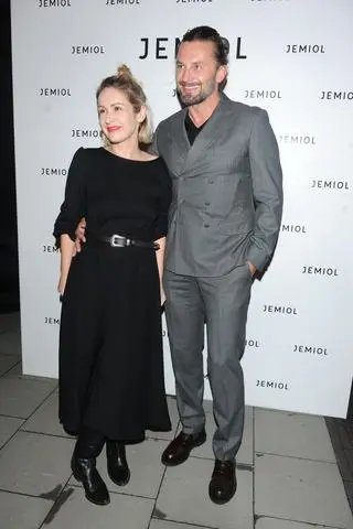 Małgorzata Ohme z partnerem 